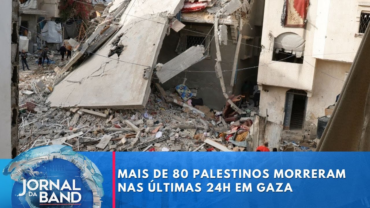 Mais de 80 palestinos morreram nas última 24h em Gaza