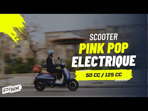 Scooter électrique Pink Pop : chic et électrique