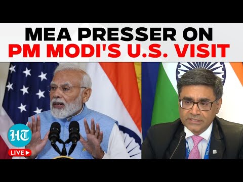 LIVE | MEA Press Briefing On PM Modi's US Visit Q.U.A.D. Summit 2024 | India-US Ties