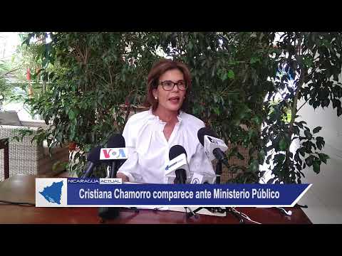 Cristiana Chamorro comparece ante Ministerio Público