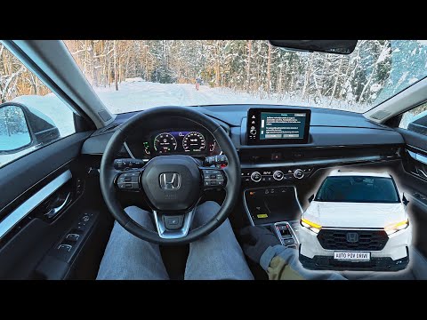 2026 Honda CR-V [ADVANCE e:HEV 2.0l 184hp 4WD] Winter POV Test Drive | Consumption test - part 2