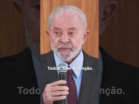 Presidente Lula tem um recado: tenham fé no Brasil. #Shorts