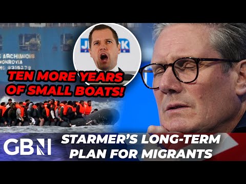 Labour ‘ADMITTING’ small boats crisis will continue for at least a DECADE with new immigration plans