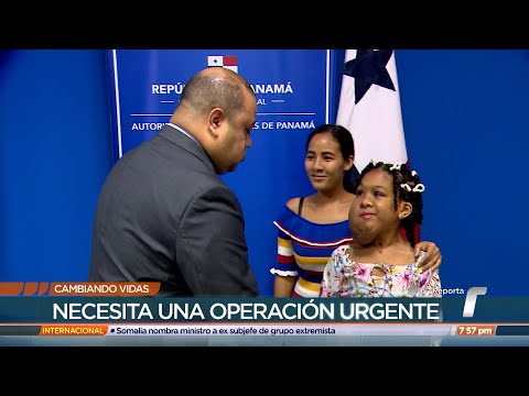 Cambiando Vidas: Joaneth Castillo, niña con tumor que requiere una operación urgente