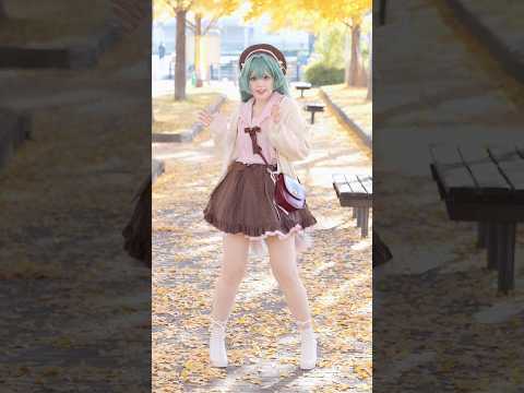 smol Miku dance 🩵 #cosplay #コスプレ #hatsunemiku #dance #初音ミク