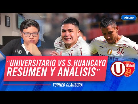 UNIVERSITARIO 1-1 SPORT HUANCAYO: Análisis y resumen del partido | AGÓNICO EMPATE | Líbero