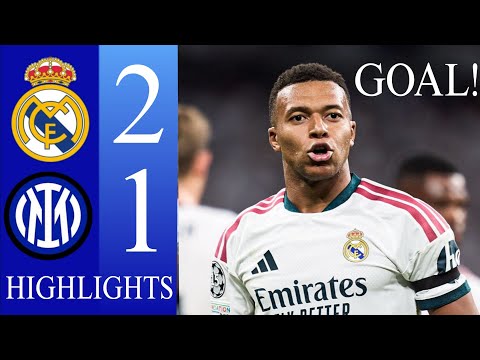 Real Madrid vs <strong>Inter</strong> <strong>Milan</strong> Highlights 2-1 | MBAPPÉ &amp; VALVERDE GOALS! 🔥 Champions League Highlights