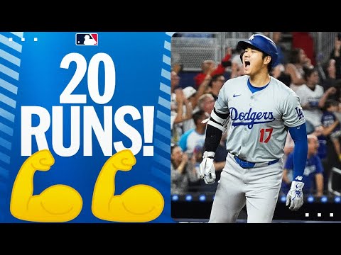 20 runs!! Dodgers punch their ticket to Postseason with EPIC performance! (Shohei 3 HR and 10 RBI!)