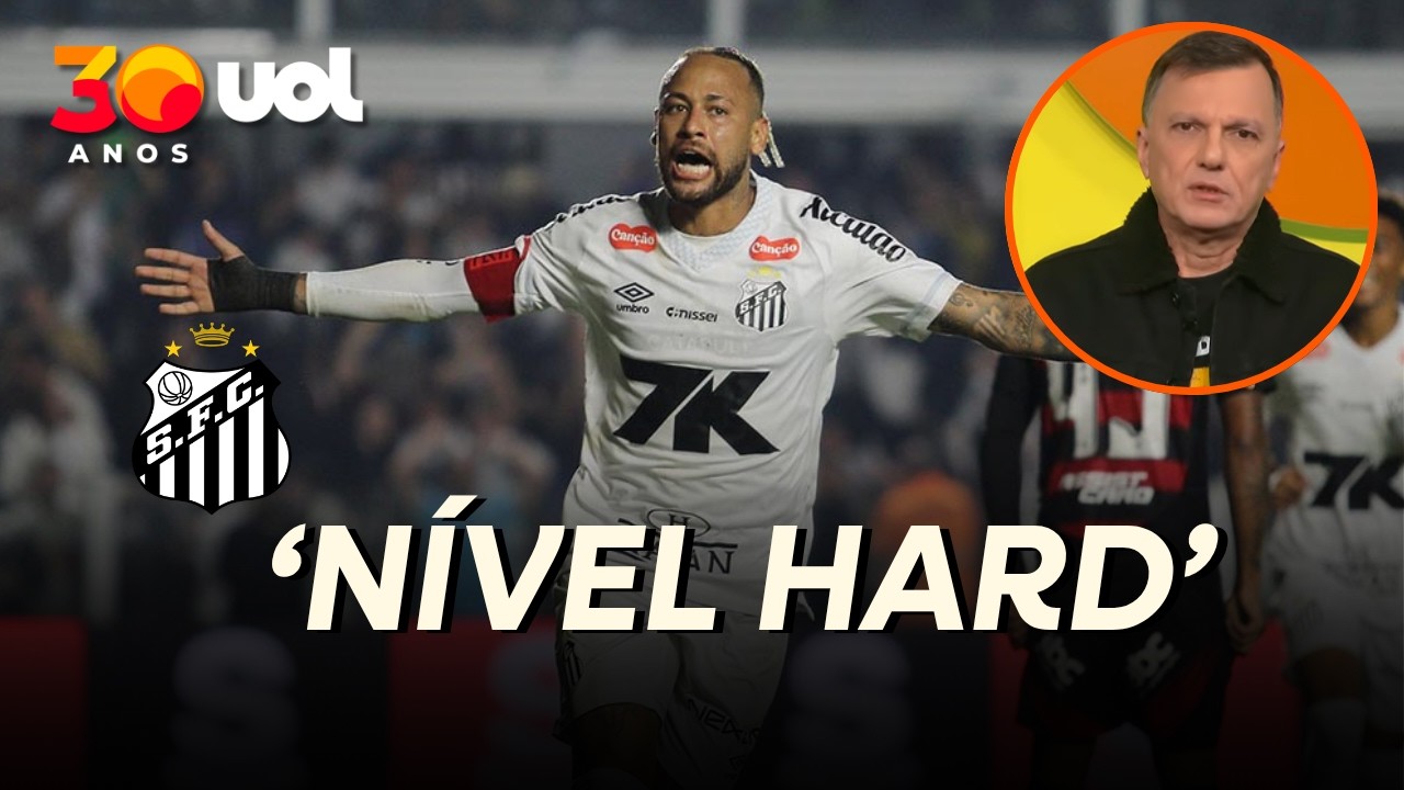 MAURO CEZAR: SUBSERVIÊNCIA DO SANTOS COM NEYMAR É NÍVEL HARD! COMO ESTÁ O TIME? NINGUÉM REAGE