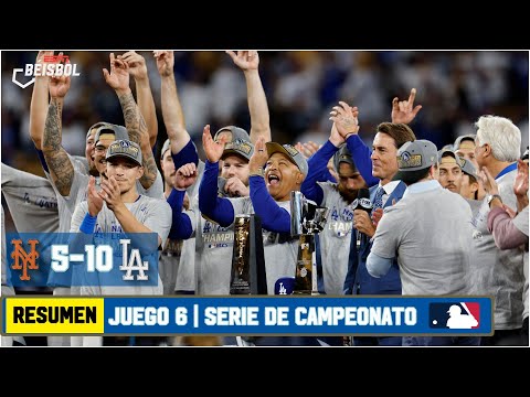 DODGERS ELIMINAN a los METS y AVANZAN a la SERIE MUNDIAL, se enfrentarán a los YANKEES | MLB