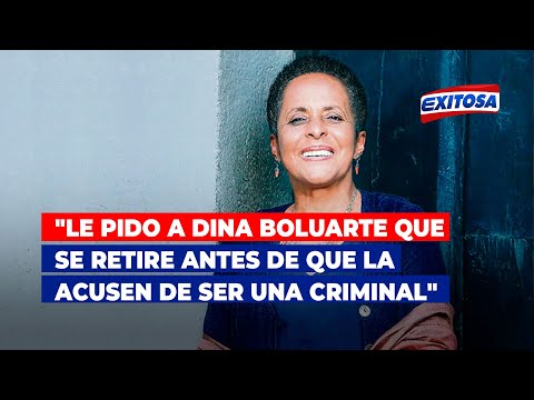 Susana Baca: Le pido a Dina Boluarte que se retire antes de que la acusen de ser una criminal