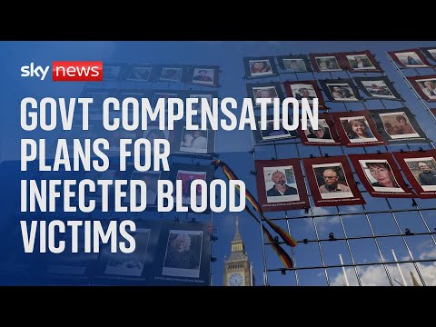 Government to announce details of a compensation scheme following infected blood report