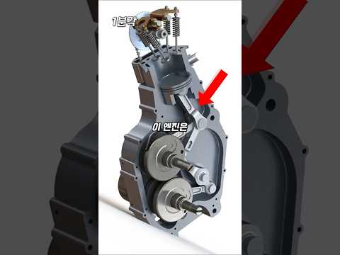 커넥팅로드가 5개인 변태같은 엔진