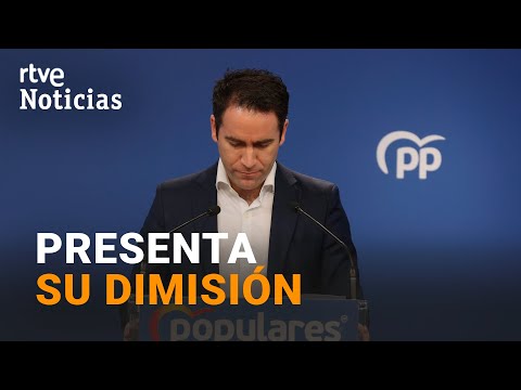 CRISIS PP: GARCÍA EGEA DIMITE como SECRETARIO GENERAL del PARTIDO POPULAR | RTVE Noticias