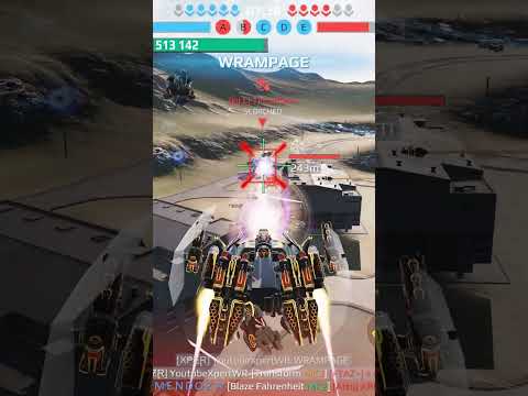 WR - UE Hawk DESTROYING Titans With The Laser | War Robots