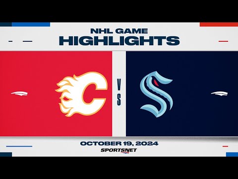 NHL Highlights | Flames vs. Kraken - October 19, 2024