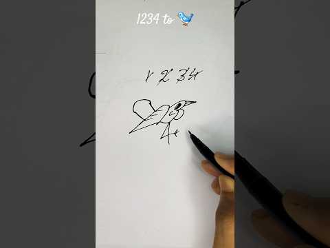 1234 to Birds #birds #trending #magic #funny #fashiontrends #shortvideo #art #viral