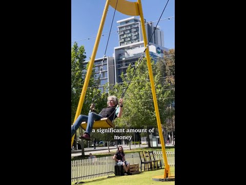 9m high SWING for adults comes to Vic Square