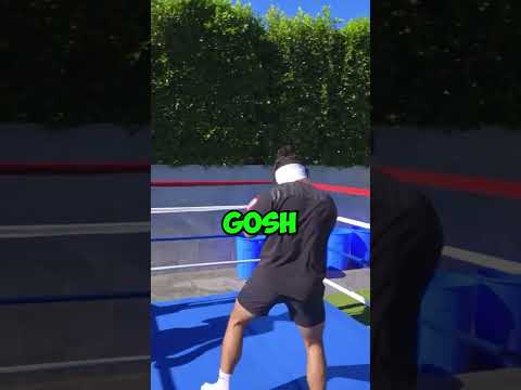 Boxing Him Blindfolded 👊
