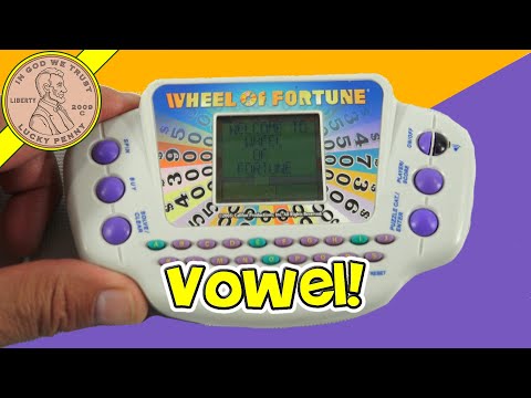 Spin The Wheel?  Pick A Vowel, How To Play The 2005 Hasbro Wheel Of Fortune Handheld Electronic Game