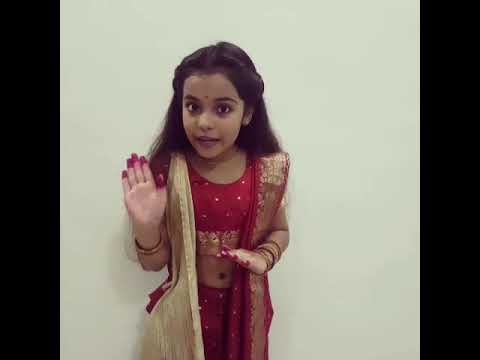 Acting as Paro by 9 years old Wonder Girl Ayat