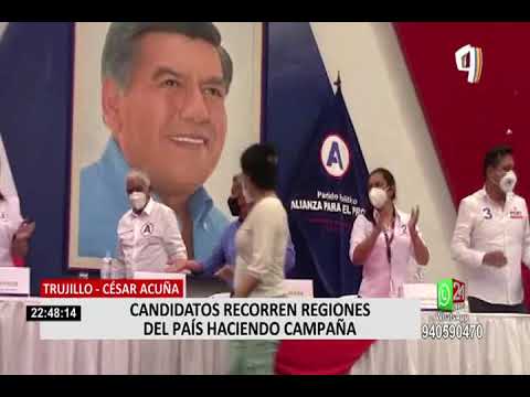 Elecciones 2021: candidatos recorren regiones del país haciendo campaña