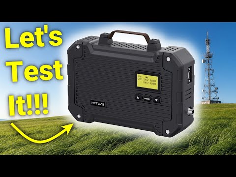 Real World GMRS / Ham Radio Repeater Demonstration - Retevis RT97L