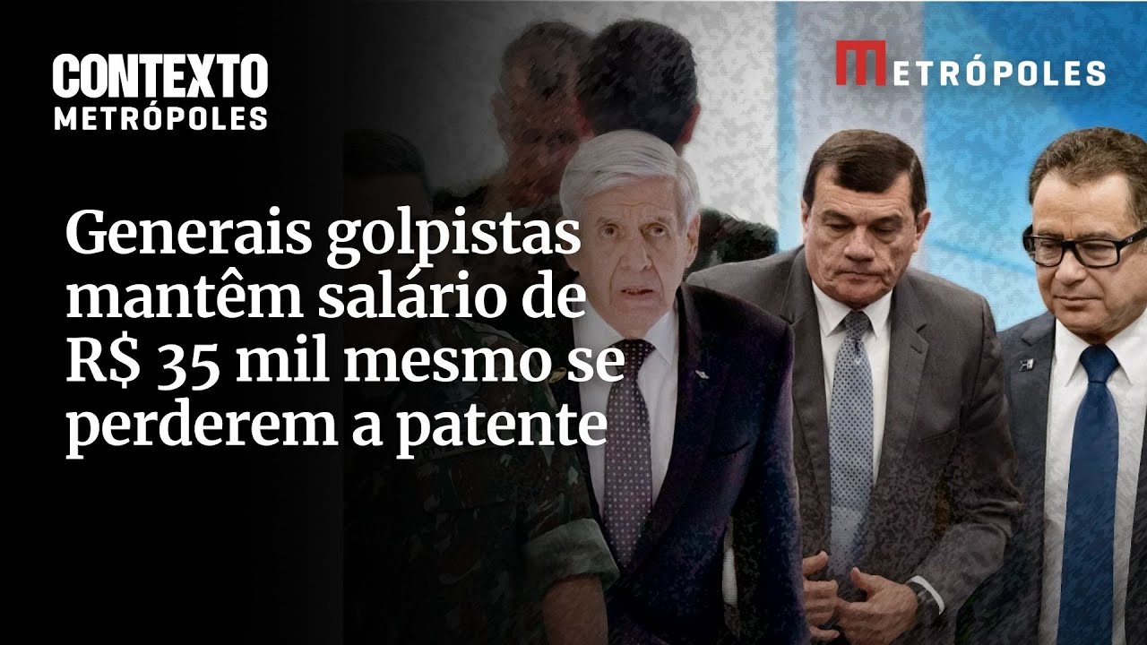 Generais condenados pela trama golpista podem continuar recebendo salário de RS 35 mil TV Online Generais condenados pela trama golpista podem continuar recebendo salário de RS 35 mil