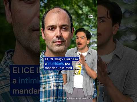 Criticó al ICE por correo y agentes federales llegaron a buscarlo #shorts