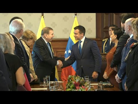 Ecuador president meets Venezuela's opposition leader Gonzalez Urrutia | AFP