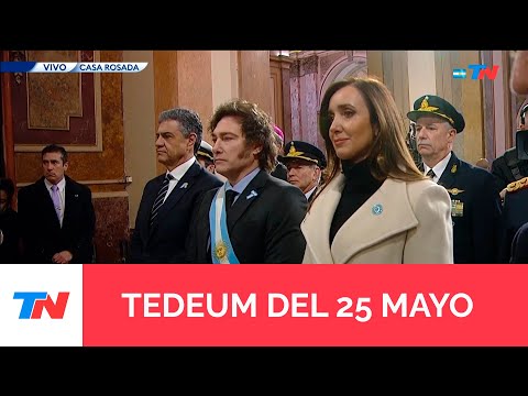 Javier Milei y sus ministros participaron del Tedeum en la Catedral, antes de viajar a Córdoba