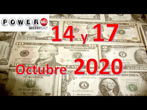 ?Como GANAR? la Lotería Powerball  (14  y  17  / 10  / 2020)