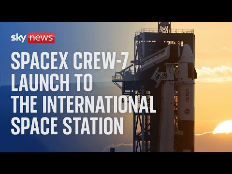 Watch live: Launch of SpaceX Crew-7 to the International Space Station