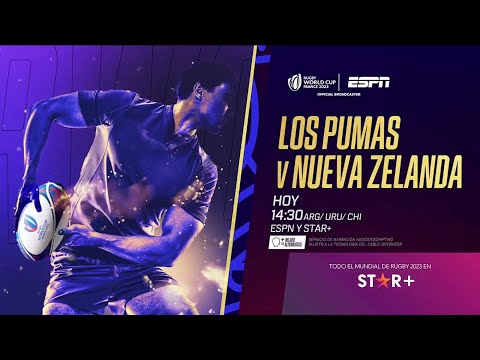 Los Pumas VS. Nueva Zelanda - Copa Mundial de Rugby Francia 2023 - Semifinal - ESPN PROMO
