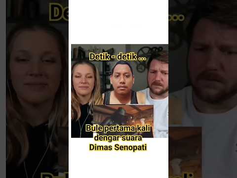 Reaksi 3 bule pertama kali denger suara Dimas Senopati | @ken-media