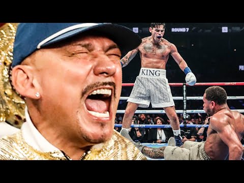 Teofimo lopez sr rips devin haney karma beating; calls out ryan garcia for catchweight fight vs son