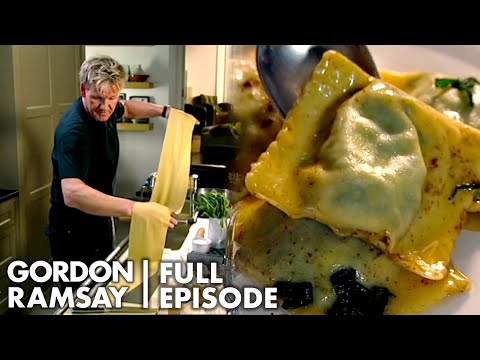 Gordon Ramsay's Spinach, Ricotta & Pine Nut Ravioli With Sage Butter Recipe | F Word Full Episode