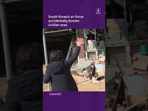 South Korea's air force accidentally bombs civilian area
