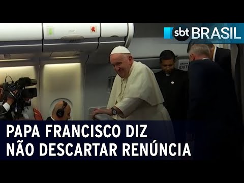 Papa fala em desacelerar e diz que porta para aposentadoria está aberta | SBT Brasil (30/07/22)