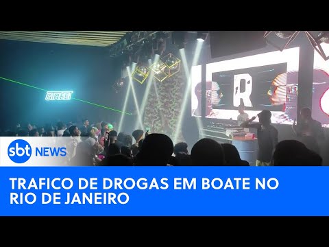 Flagrante no RJ: polícia prende grupo por tráfico de drogas em boate | #SBTNewsnaTV (10/06/2023)