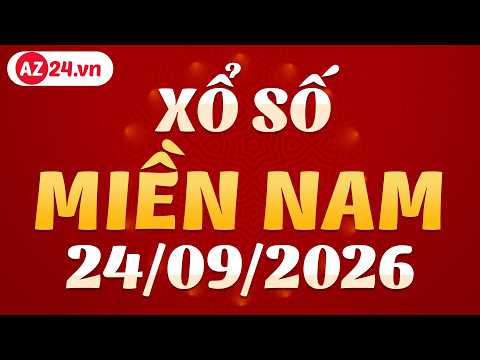 Xổ số miền Nam ngày 24 tháng 9 - XSMN - SXMN - KQXSMN - Kết quả Xổ số kiến thiết miền Nam thứ 5