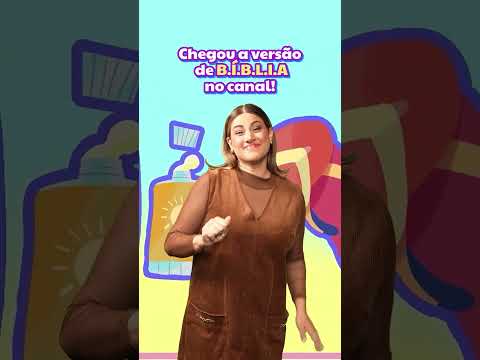 Chegou a hora de cantar em LIBRAS com o 3 Palavrinhas!
