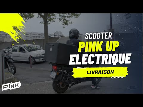 Pink Up : scooter électrique de livraison hyper confort et maniable