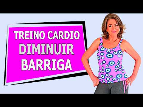 🔥 Cardio  para Secar Gordura – Sem Impacto ou com Saltitos-  Vídeo 1012a