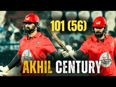 Akhil Akkineni’s INSANE 101 of 56! 🔥 First Century of CCL 2026 | Telugu Warriors Highlights