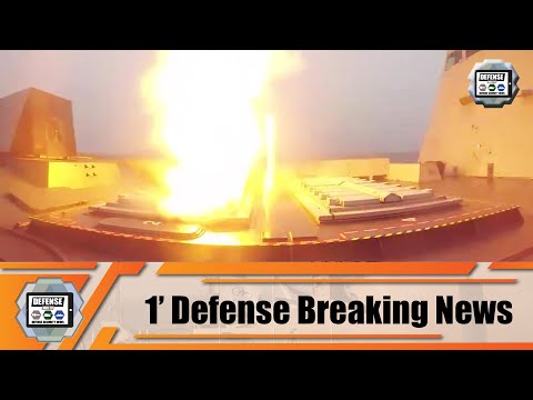 French Navy Normandie Aquitaine-class frigate test-fired Aster 30 surface-to-air missile