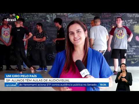SP: alunos de escola pública têm aulas de audiovisual