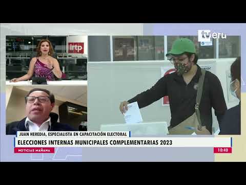 Noticias Mañana | Juan Heredia, especialista en capacitación electoral - 24/02/2023