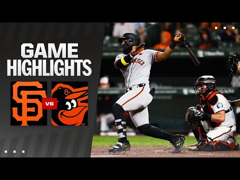 Giants vs. Orioles Game Highlights (9/18/24) | MLB Highlights