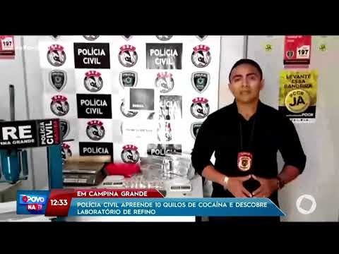 Polícia Civil apreende10 quilos de cocaína e descobre laboratório de refino - O Povo na TV